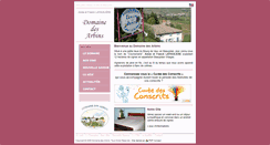 Desktop Screenshot of domaine-des-arbins.com